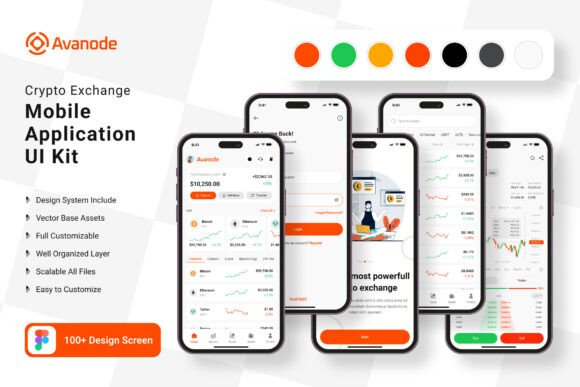 Accelerate Your App Design with 100 Crypto UI Templates