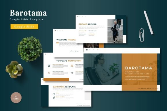 Barotama: Your Go-To Google Slide Template for Polished Presentations