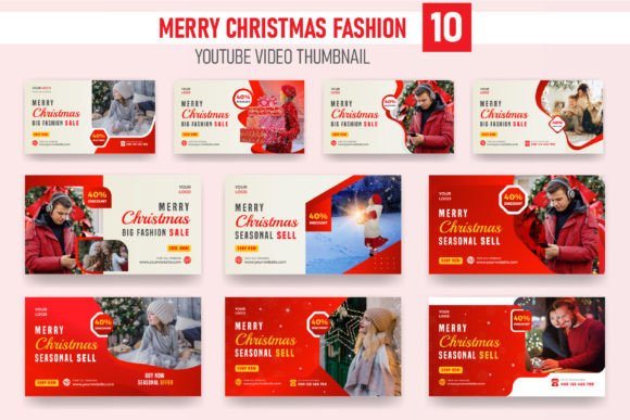 Christmas Fashion Sale YouTube Thumbnail: Design That Converts