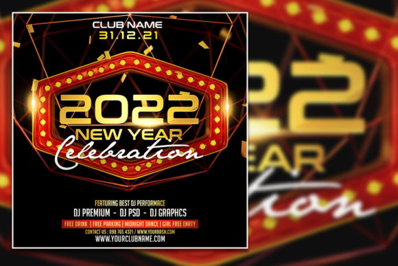 Designing a Dark New Year Celebration Social Media Campaign