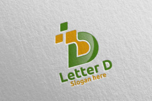 Digital Letter D Logo Design 2: A Modern Mark for Finance & Tech