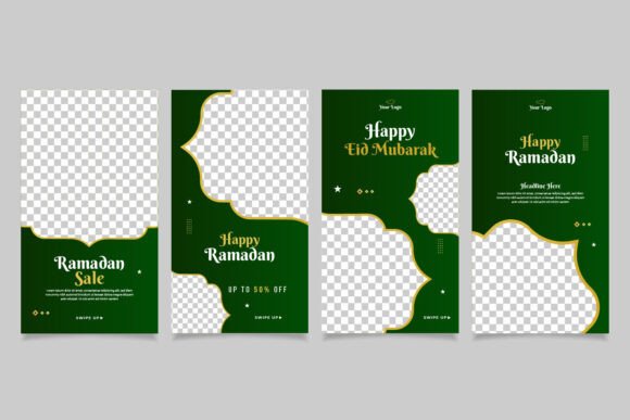 Eid Al-Fitr Instagram Stories Template: Festive Design for Instant Impact
