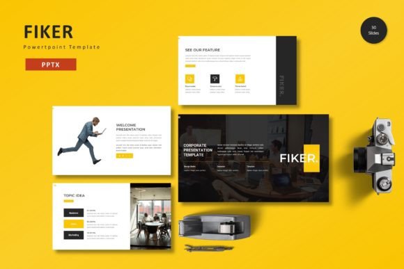 Fiker - Powerpoint Template: Crafting Presentations That Truly Connect