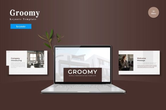 Groomy - Keynote Template: Crafting Polished, Cohesive Presentations