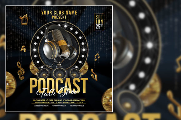 Modern Podcast Social Media Post: Your Design Toolkit
