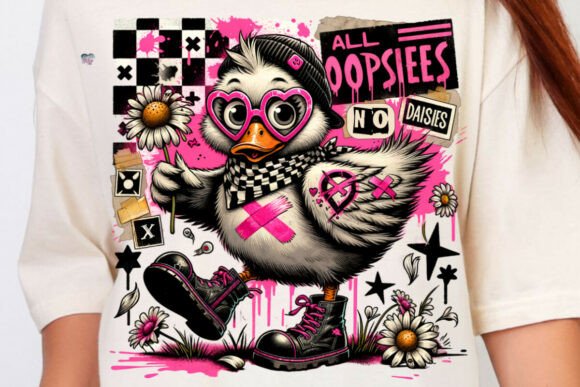 Punk Goose PNG: All Oopsies, No Daisies for Edgy Crafts