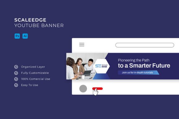 Scaleedge: Professional YouTube Banners for Every Channel