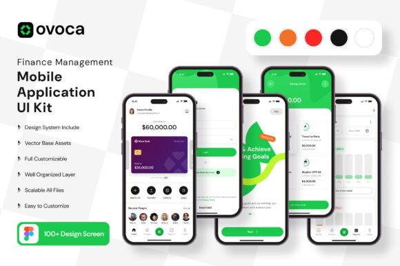 Simplify Your Design Workflow with Finance Management App Mobile UI KIT